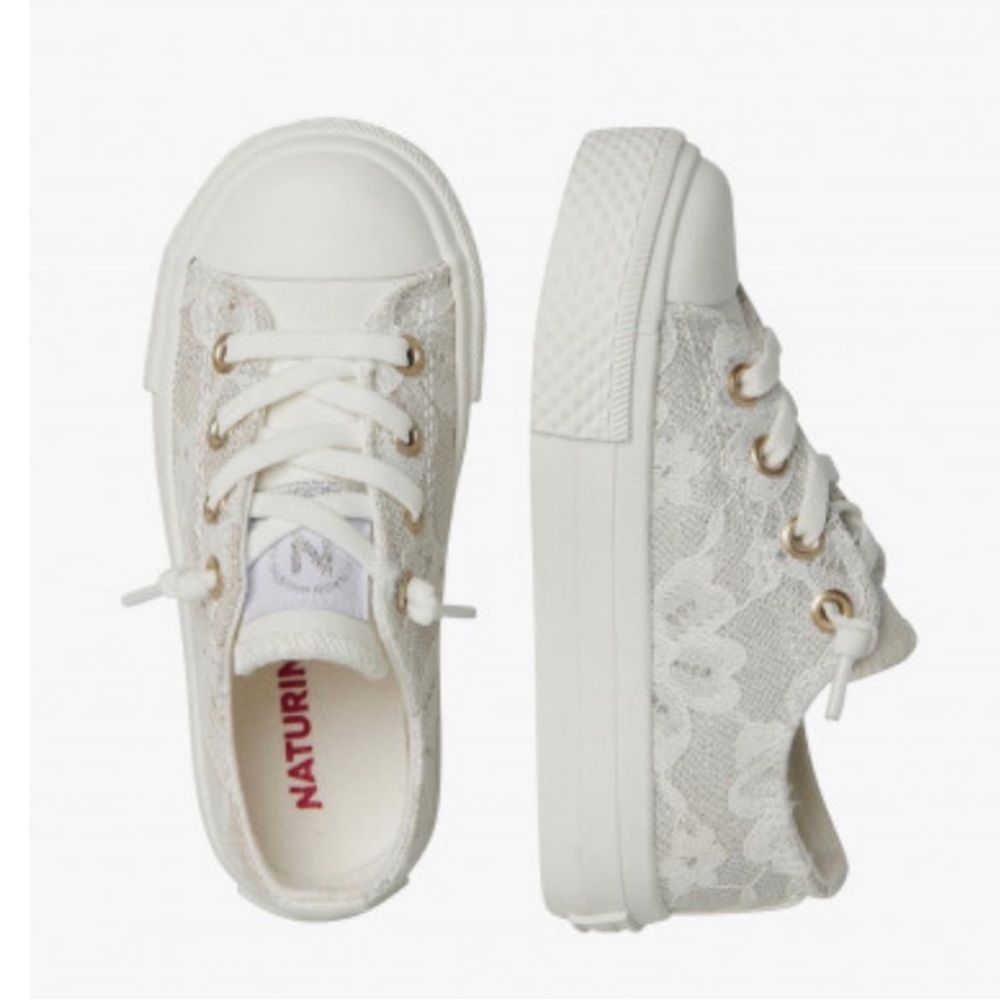 NATURINO AYASY. Fabric sneakers in White - Picture 3 of 15